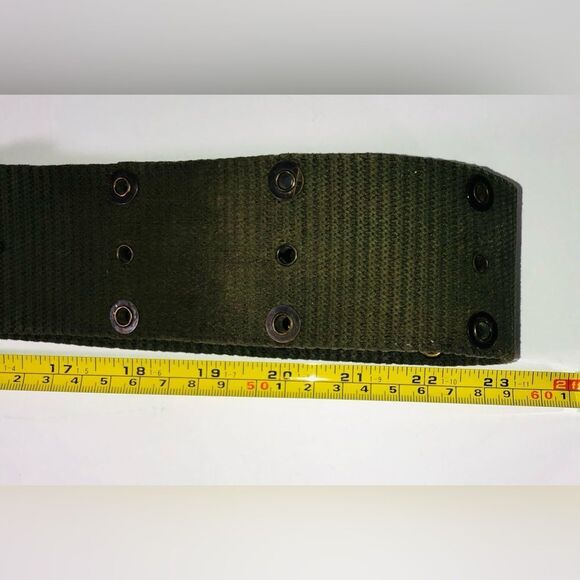 US 𝅺MILITARY Green  Belt Only Size L? Adjustable 46" as shown - Picture 4 of 8
